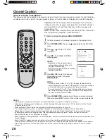 Preview for 26 page of Zenith C27J28C Operating Manual