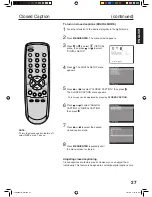 Preview for 27 page of Zenith C27J28C Operating Manual