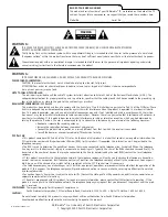 Preview for 2 page of Zenith C27V28 Operating Manual