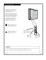 Предварительный просмотр 8 страницы Zenith C30W47 Installation And Operating Manual, Warranty