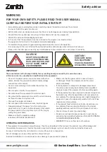 Preview for 2 page of Zenith CD 4400 User Manual