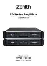 Zenith CD Series User Manual preview