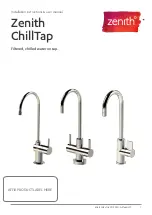 Zenith ChillTap 140 glass Installation Instructions & User Manual preview