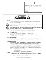 Preview for 2 page of Zenith D56W25 Operating Manual & Warranty