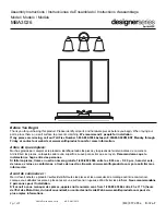 Zenith Designer Series Assembly Instructions Manual preview