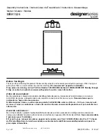 Предварительный просмотр 1 страницы Zenith Desinger MRA1526 Assembly Instructions Manual