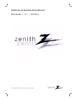 Предварительный просмотр 1 страницы Zenith DVB211 Installation And Operating Manual