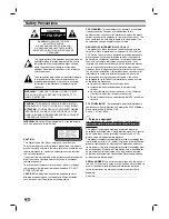 Предварительный просмотр 2 страницы Zenith DVB251 Installation And Operating Manual