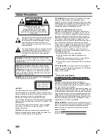 Предварительный просмотр 2 страницы Zenith DVB352 Installation And Operating Manual