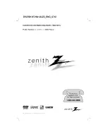 Zenith DVB712 Operation Manual preview