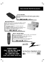 Preview for 42 page of Zenith DVC2515 Operating Manual