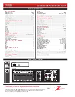 Preview for 2 page of Zenith DVT812 Specification Sheet