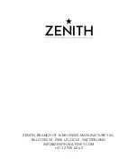 Preview for 3 page of Zenith EL PRIMERO 21 Quick Step Manual