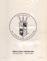 Предварительный просмотр 16 страницы Zenith Flash-Matic Operating Manual