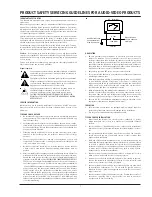 Предварительный просмотр 2 страницы Zenith H19F34DT Series Service Manual