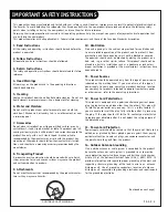 Preview for 3 page of Zenith H24F36DT Series Installation / Operating Manual | Warranty