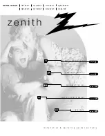 Preview for 1 page of Zenith H2546DT Installation And Operating Manual, Warranty