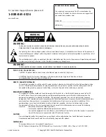 Preview for 2 page of Zenith H27D55DT Installation Manual