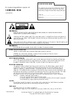 Preview for 2 page of Zenith H27E55DT Operating Manual & Warranty