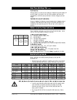 Preview for 4 page of Zenith HYDROTAP 30009 Installation And Operating Instructions Manual