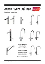 Предварительный просмотр 1 страницы Zenith HydroTap Elite Installation Instructions Manual