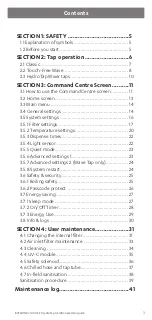 Preview for 3 page of Zenith HydroTap G5 UltraCare BCU 40 User Manual