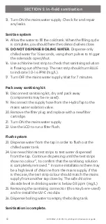 Preview for 40 page of Zenith HydroTap G5 UltraCare BCU 40 User Manual