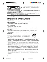 Preview for 2 page of Zenith J3W41321A Operating Manual