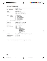 Preview for 38 page of Zenith J3W41321A Operating Manual