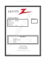 Zenith L13V36 Service Manual preview