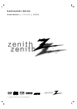 Zenith L17V36DVD Operating Manual And Warranty preview