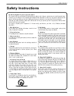 Preview for 3 page of Zenith L17W36 Series Operating Manual