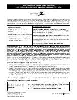 Предварительный просмотр 32 страницы Zenith L17W36 Series Operating Manual