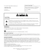 Preview for 2 page of Zenith L20V54S and Installation And Operating Manual