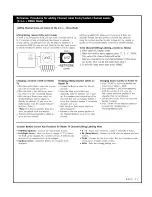 Preview for 51 page of Zenith L20V54S and Installation And Operating Manual