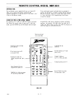 Preview for 1 page of Zenith MBR3430 User Manual