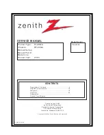 Zenith P42W34P Service Manual предпросмотр