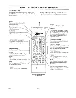 Preview for 19 page of Zenith PV4661LK  and warranty Operating Manual And Warranty