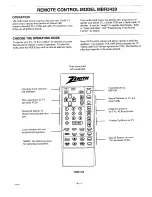 Preview for 17 page of Zenith PV4663RK Operation Manual & Warranty