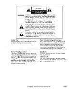 Предварительный просмотр 2 страницы Zenith PV5268RK  and warranty Operating Manual And Warranty