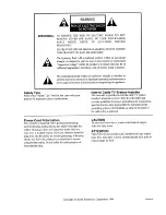 Preview for 2 page of Zenith PV5269BT Operating Manual & Warranty