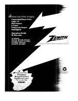 Zenith PVY4665 Operating Manual & Warranty preview