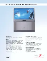 Zenith R50W46 Specification Sheet предпросмотр