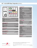 Preview for 2 page of Zenith R50W47 Specifications