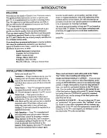 Preview for 4 page of Zenith SENTRY 2 SL2722RK Operating Manual & Warranty