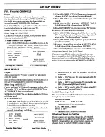 Preview for 16 page of Zenith SENTRY 2 SLS25495S  and warranty Operating Manual And Warranty