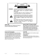 Предварительный просмотр 2 страницы Zenith SENTRY 2 SM2067BT Operating Manual & Warranty