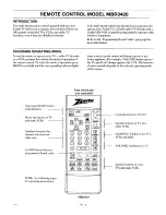 Предварительный просмотр 12 страницы Zenith SENTRY 2 SM2067BT Operating Manual & Warranty