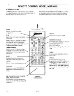 Предварительный просмотр 14 страницы Zenith SENTRY 2 SM2067BT Operating Manual & Warranty