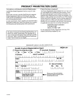 Preview for 26 page of Zenith SENTRY 2 SMS1943S Operating Manual & Warranty